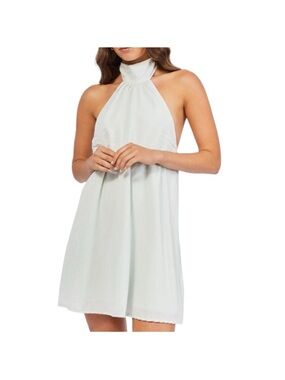 Girl and the Sun Blair  Halter Mini Dress with Tie Straps small